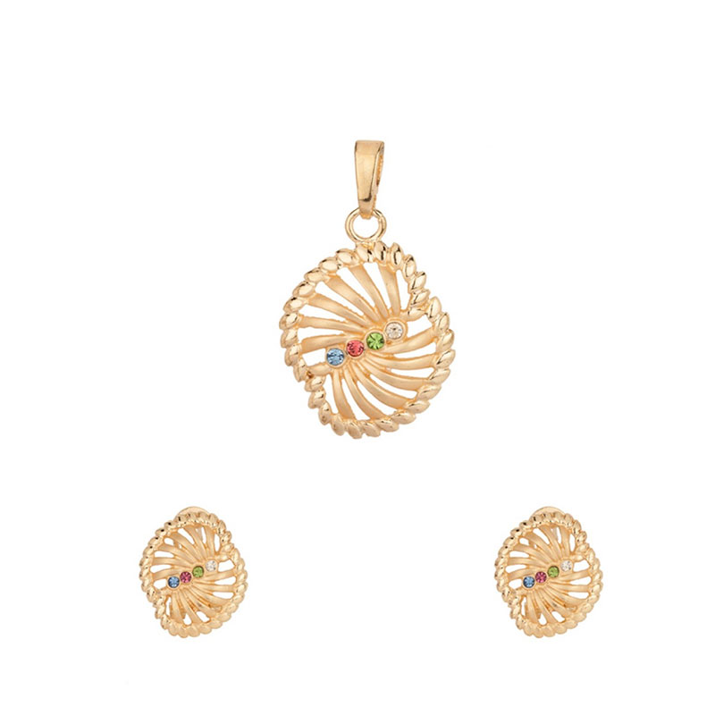 Gold Plated Pendant Set manufacturer and wholesale supplier in faridabad india
